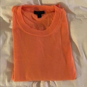 J.Crew crew neck sweater - Neon Orange